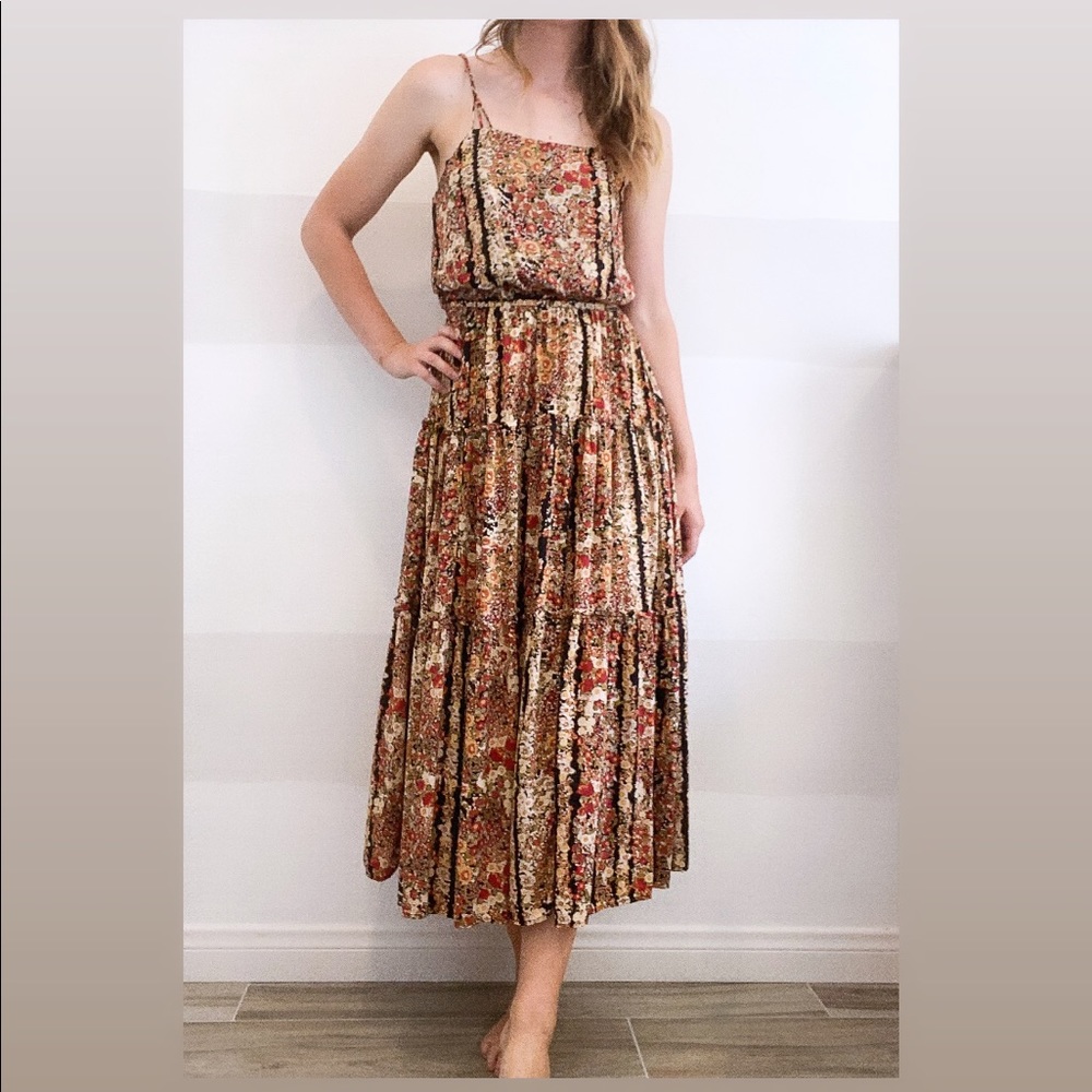 FP Floral Maxi Dress Midnight Garden Combo